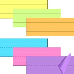 1200 Sheets Sentence Strips for Teachers 3 x 8 Inch Paper Word Strips Rainbow